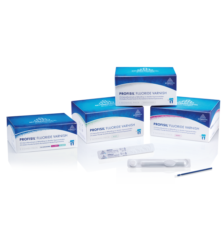 Profisil Fluoride Varnish Combi pack Mint / Berry / Unflavored